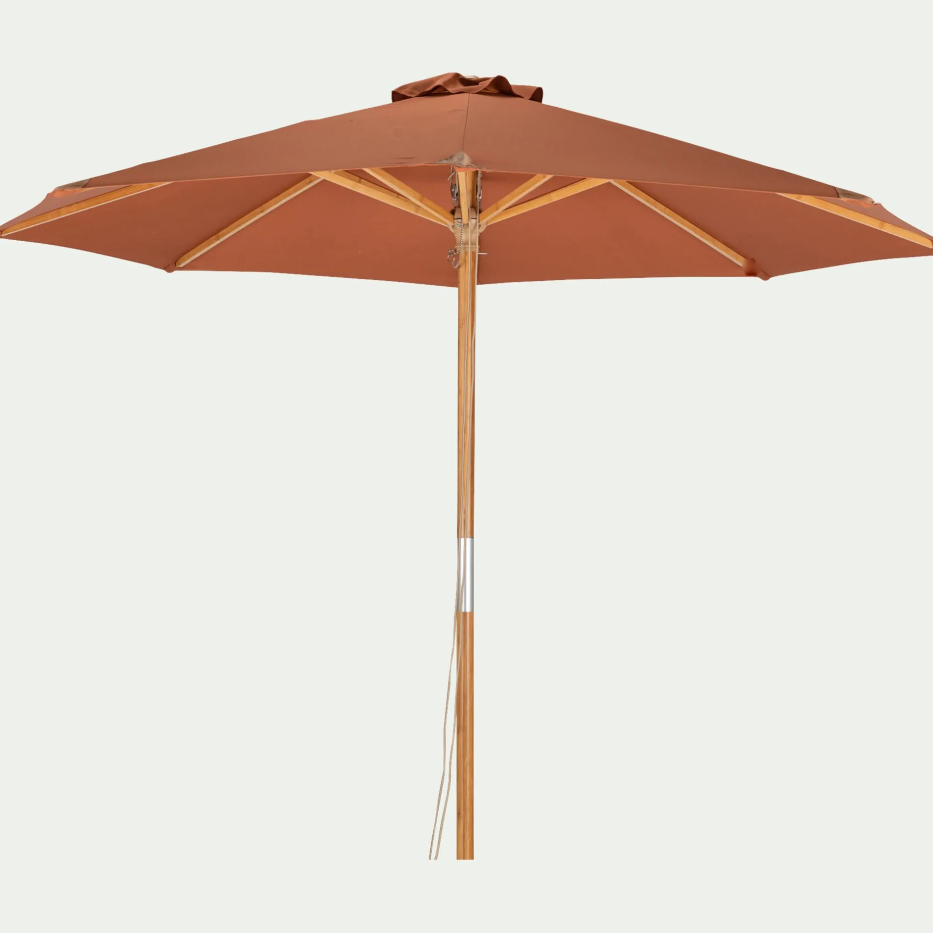 Parasol De Balcon|Parasol Droit*alinea Parasol droit en bambou - D270cm Brun rustrel