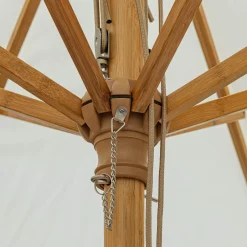 Parasol De Balcon|Parasol Droit*alinea Parasol droit en bambou D270cm - écru Blanc