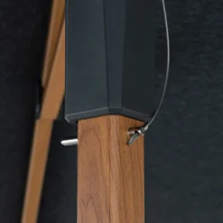 Parasol De Balcon|Parasol Droit*alinea Parasol droit et sa base en aluminium effet bois 200x200cm - gris