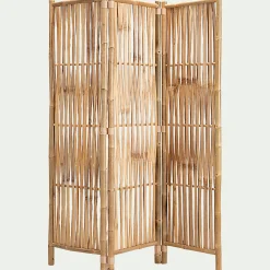 Accessoire De Salle De Bain*alinea Paravent 3 volets en bambou - L139cm Naturel