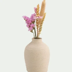 Vase*alinea Petit vase en grès H10cm - Beige
