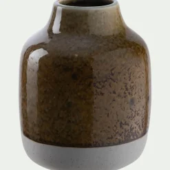Vase*alinea Petit vase en porcelaine H11cm - Marron