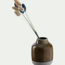 Vase*alinea Petit vase en porcelaine H11cm - Marron