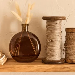 Vase*alinea Petit vase en verre h12,5cm - Marron