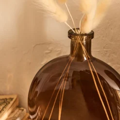 Vase*alinea Petit vase en verre h12,5cm - Marron