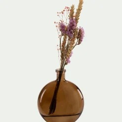 Vase*alinea Petit vase en verre h12,5cm - Marron