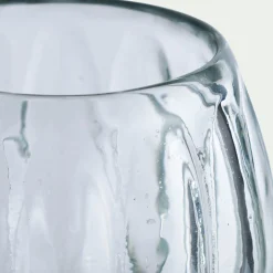 Photophore*alinea Photophore en verre D9cm - brun ombre Marron