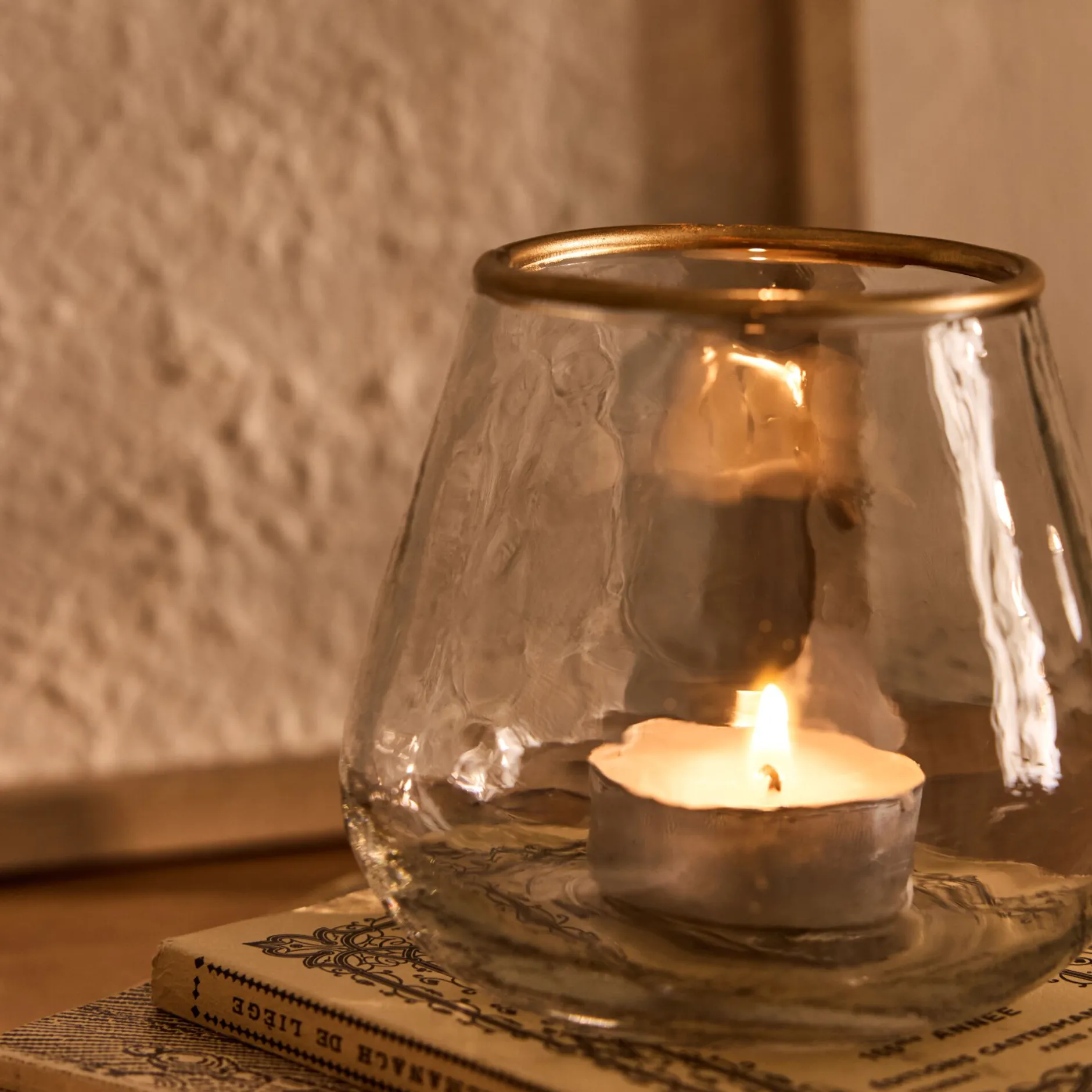 Photophore|Bougie Et Photophore De Noël*alinea Photophore en verre D9cm - Transparent