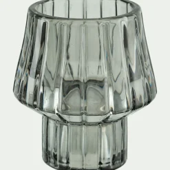 Photophore*alinea Photophore en verre H10cm - gris