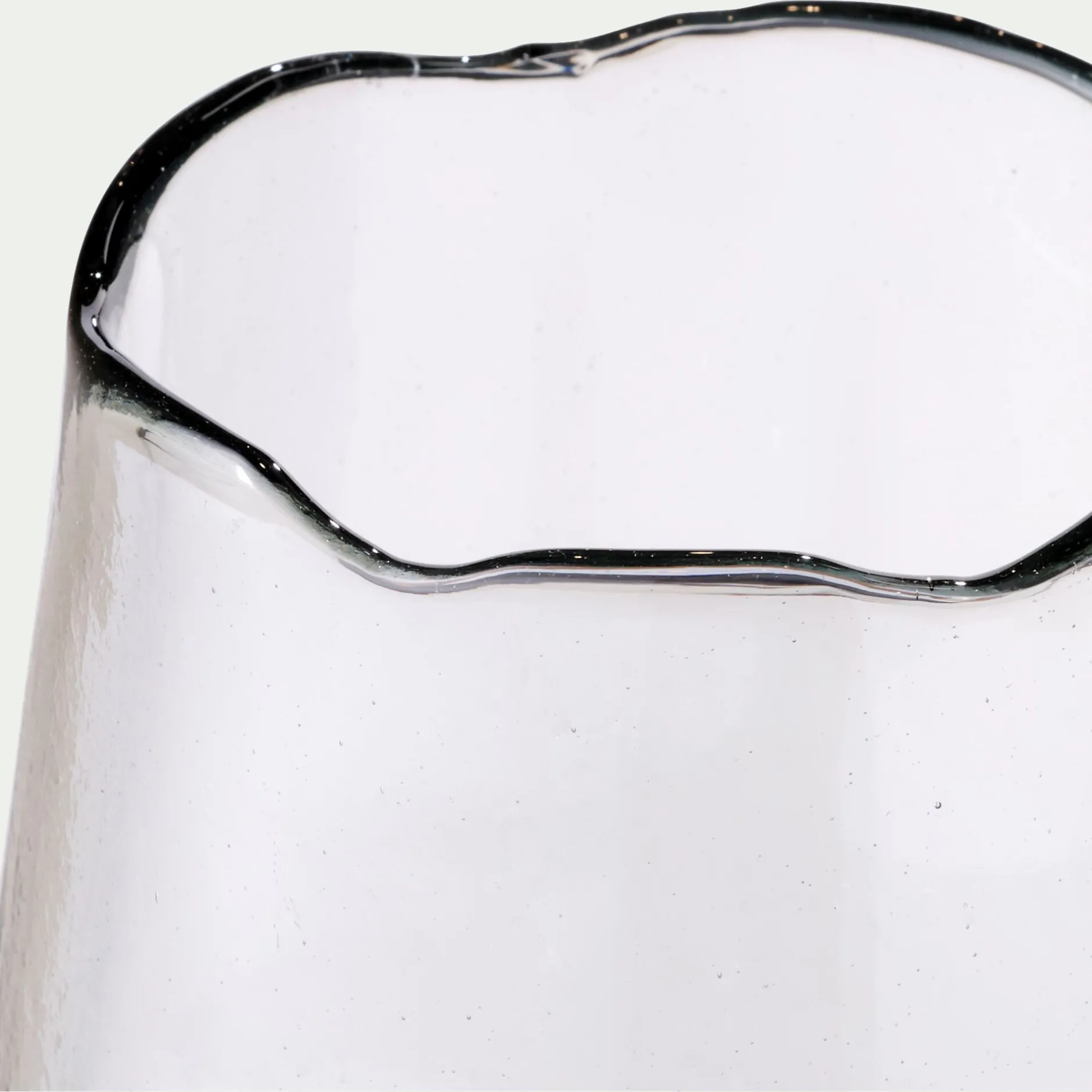 Photophore|Bougie Et Photophore De Noël*alinea Photophore en verre sur pied en bois D17,5xH17,5cm - Transparent