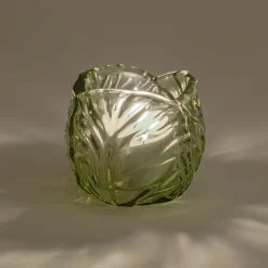 Photophore*alinea Photophore en verre teinté D7,5cm - Vert