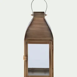 Lanterne|Photophore*alinea Photophore lanterne en métal H33,6cm - Doré