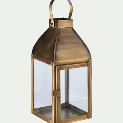 Lanterne|Photophore*alinea Photophore lanterne en métal H33,6cm - Doré