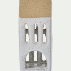 Décoration De La Table De Noël|Bougie Et Photophore De Noël*alinea Photophore maisonnette de Noël en dolomite H15,3cm - Gris