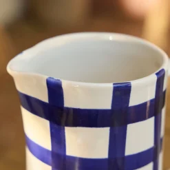 Pichet, Bouteille En Verre Et Carafe|Assiette*alinea Pichet en grès 1L - Bleu