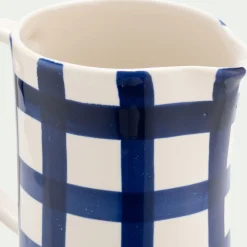 Pichet, Bouteille En Verre Et Carafe|Assiette*alinea Pichet en grès 1L - Bleu