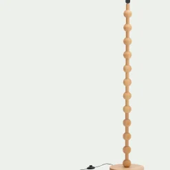 Pied De Lampadaire*alinea Pied de lampadaire en bois d'hévéa H142 cm - Bois clair