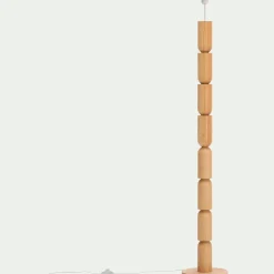 Pied De Lampadaire*alinea Pied de lampadaire en bois d'hévéa H152 cm - Bois clair