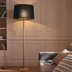 Pied De Lampadaire|Lampadaire Droit*alinea Pied de lampadaire en hévéa - H149cm Bois clair