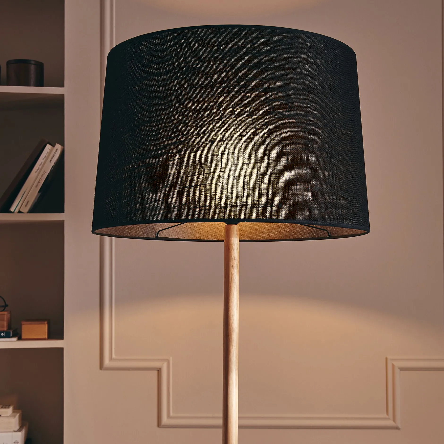 Pied De Lampadaire|Lampadaire Droit*alinea Pied de lampadaire en hévéa - H149cm Bois clair
