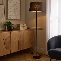 Pied De Lampadaire|Lampadaire Droit*alinea Pied de lampadaire en métal - H146cm Noir