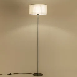 Pied De Lampadaire|Lampadaire Droit*alinea Pied de lampadaire en métal - H146cm Noir