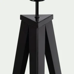 Pied De Lampadaire|Lampadaire Trépied*alinea Pied de lampadaire en métal - H135cm Noir
