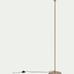 Pied De Lampadaire|Lampadaire Droit*alinea Pied de lampadaire électrifié en acier - H146cm Doré