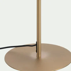 Pied De Lampadaire|Lampadaire Droit*alinea Pied de lampadaire électrifié en acier - H146cm Doré