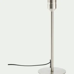 Pied De Lampe|Lampe À Poser*alinea Pied de lampe à poser - argenté H37,2cm Gris