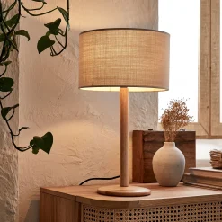 Pied De Lampe*alinea Pied de lampe en hévéa H41,5cm - Bois clair