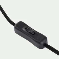 Pied De Lampe|Lampe À Poser*alinea Pied de lampe en métal - effet bois foncé H51,5cm Naturel