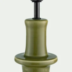 Pied De Lampe*alinea Pied de lampe électrifié en céramique D12cm - Vert