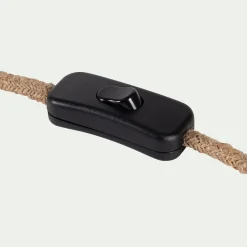 Pied De Lampe*alinea Pied de lampe électrifié en grès D28cm - Vert