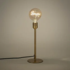 Pied De Lampe|Lampe À Poser*alinea Pied de lampe électrifié en acier - H37,2cm Doré