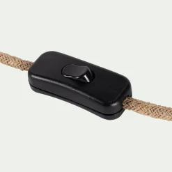 Pied De Lampe*alinea Pied de lampe électrifié en grès D24cm - Beige