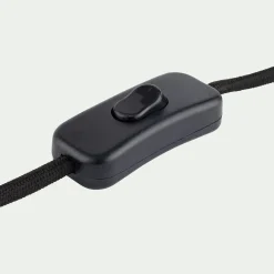 Pied De Lampe*alinea Pied de lampe électrifié en grès D27cm - Bleu