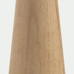 Pied De Lampe*alinea Pied de lampe électrifiée en bois d'hévéa H29cm - Naturel