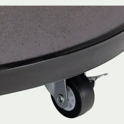 Pieds De Parasol*alinea Pied de parasol en béton avec roulette 25kg - Gris