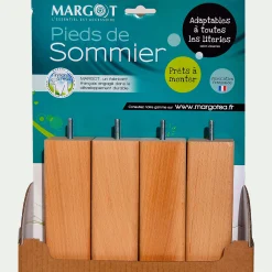 Pied De Sommier*alinea Pieds de sommier naturels H17 cm - jeu de 4