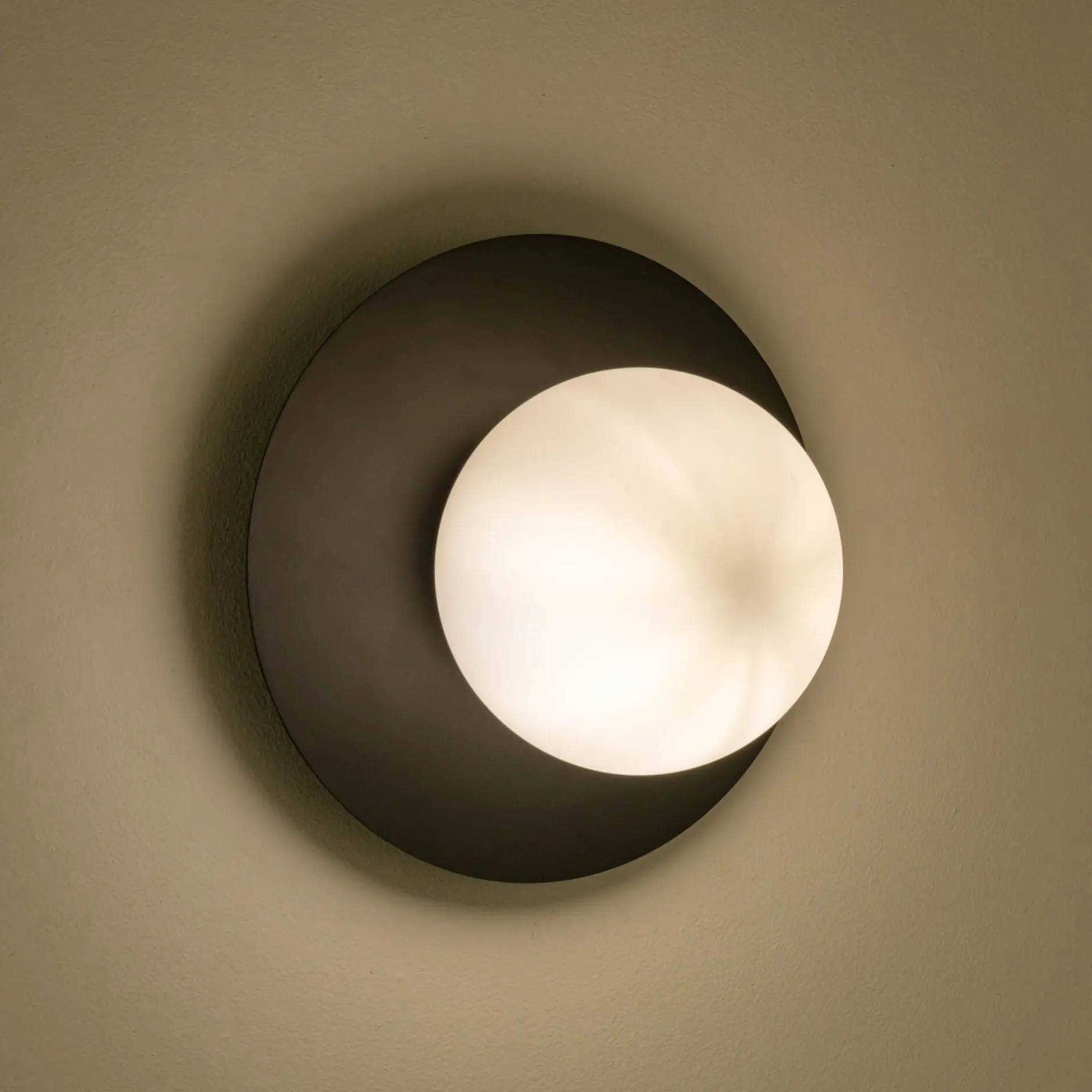 Applique Murale*alinea Plafonnier électrifié en acier D25cm - Noir