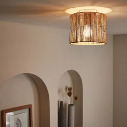 Plafonnier*alinea Plafonnier électrifié en métal D10cm - Blanc