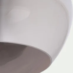 Plafonnier*alinea Plafonnier électrifié en verre fumé D30,5cm - Noir