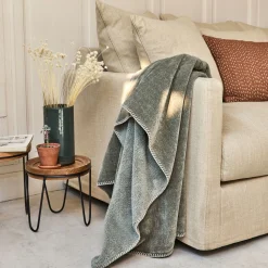 Plaid*alinea Plaid doux synthétique 130x170cm - Vert