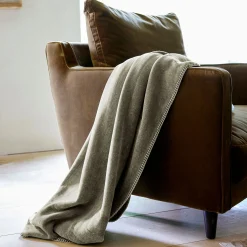 Plaid*alinea Plaid doux synthétique 130x170cm - Vert