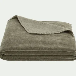 Plaid*alinea Plaid doux synthétique 130x170cm - Vert