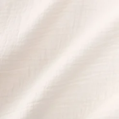 Plaid*alinea Plaid en triple gaze de coton finition point de cheval 130x170cm - ventoux Blanc