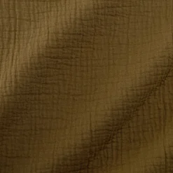 Plaid*alinea Plaid en triple gaze de coton finition point de cheval 130x170cm - Vert