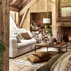 Plaid*alinea Plaid tartan en coton 130x170cm - Marron