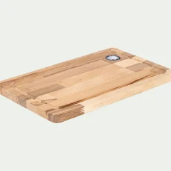 Salière Et Poivrière*alinea Planche à découper en bois de hêtre - 24x40cm Bois clair